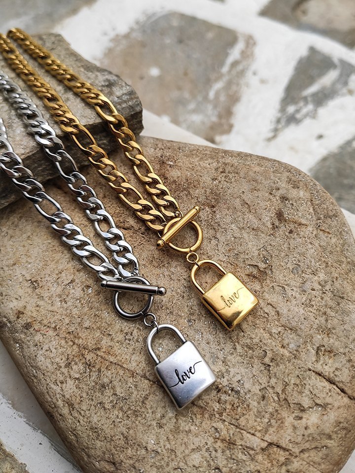 Chunky locket Κολιέ